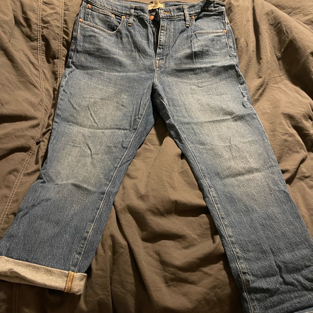 Madewell High Rise Slim Boyjean